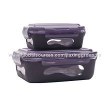 Silicone Food Storage Boxes, BPA-free and FDA MarkNew